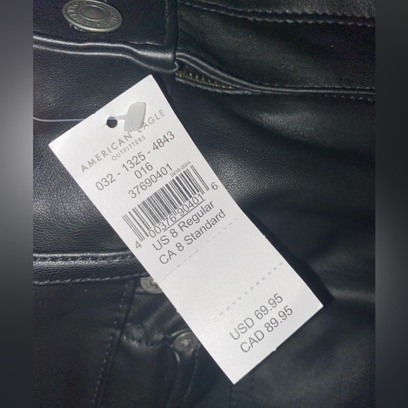 American Eagle boot cut leather pants - Picture 3 of 3